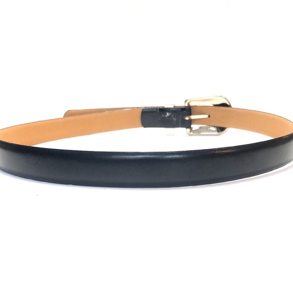 Navy Blue & Bling Genuine Leather Belt Size Large - Picture 5 of 11